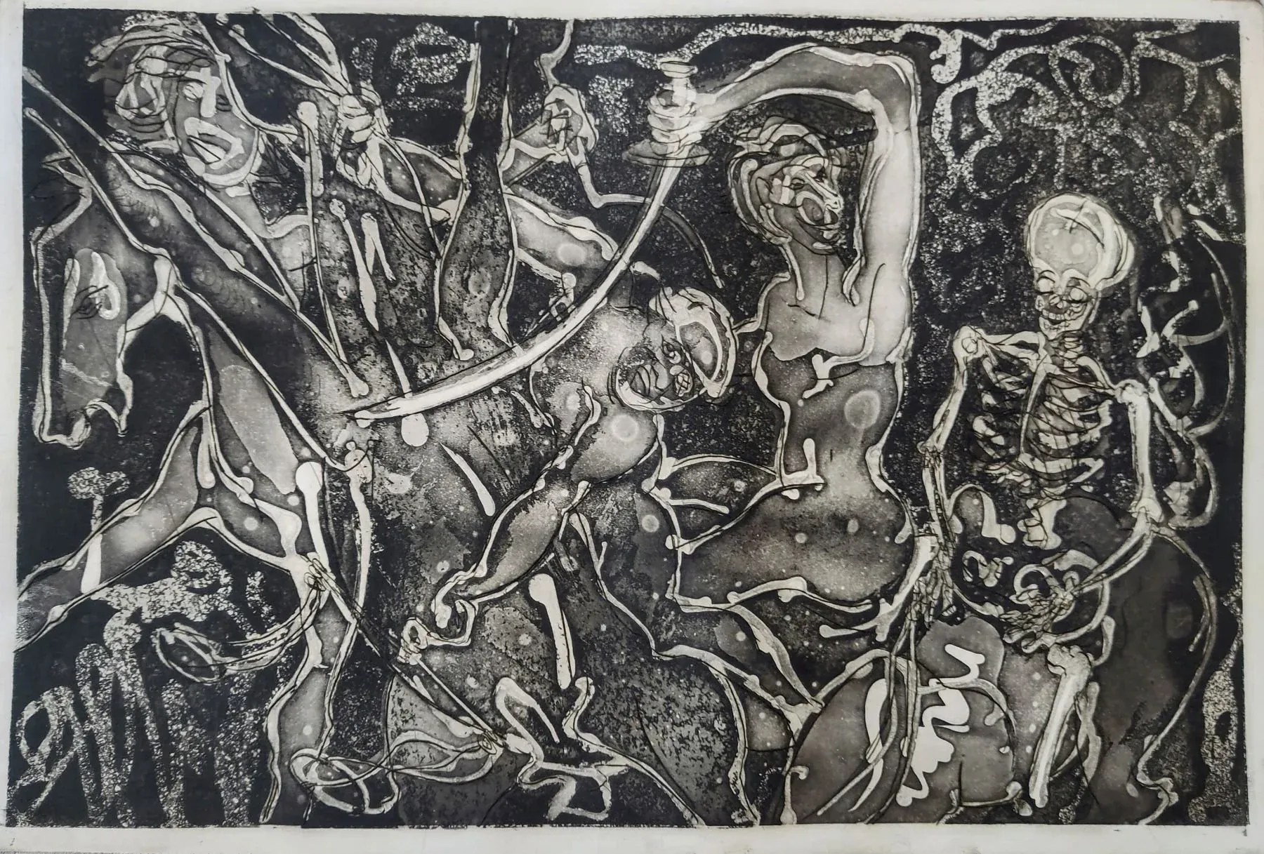 The Witches' Revelry — Bruce Thomson's Tam o' Shanter etching for the Glenfarclas 40 Year Old whisky commission