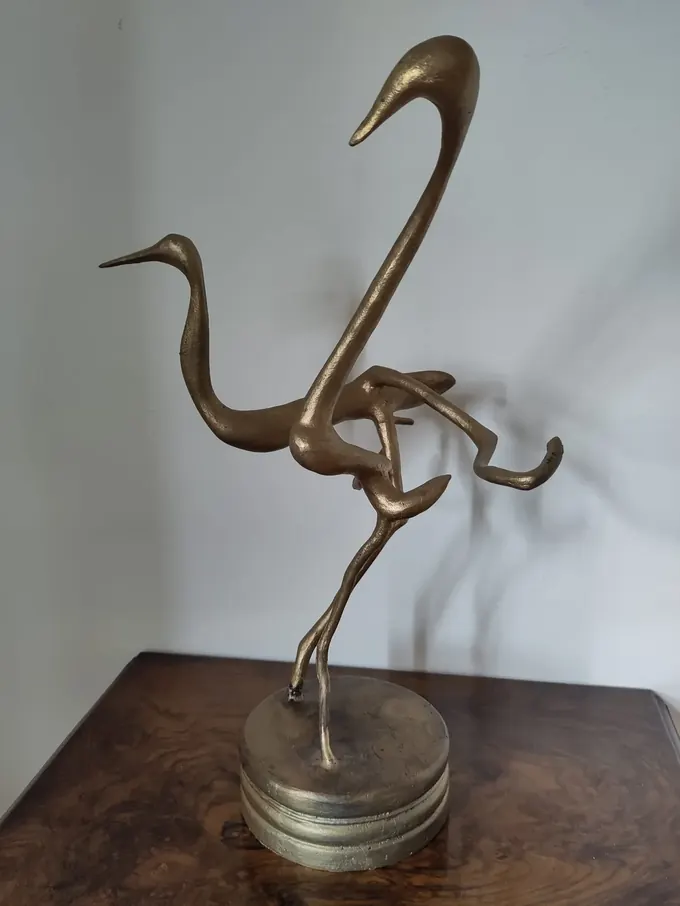 Dancing Cranes (bronze), Bronze by Bruce Thomson